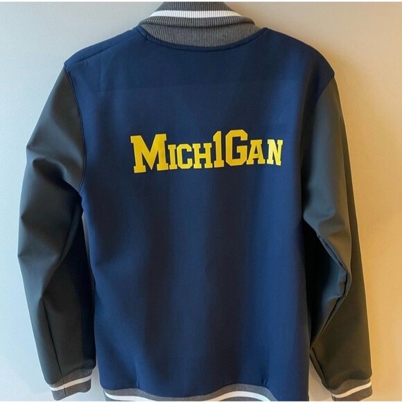Michigan Wolverines Nike Bomber 1000 Wins PE Jacket NWOT Size Small - Picture 2 of 7